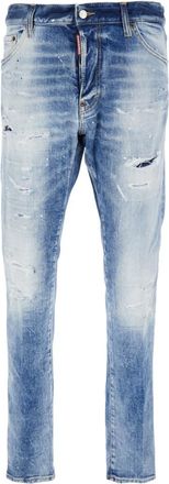 Dsquared2 Blue Slim Fit Distressed Jeans