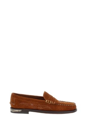 Sebago Light Brown Dan Dallas Suede Penny Loafers