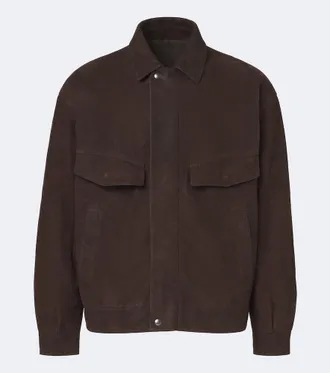 The Row Vana reversible leather blouson jacket