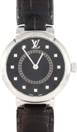 Louis Vuitton Pre-owned Watches, female, Black, Size: ONE SIZE Pre-owned Vintage Wristwatch