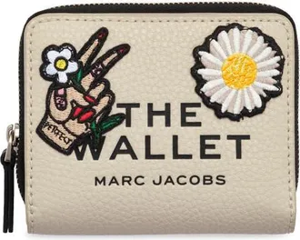 Marc Jacobs The Mini Compact Wallet in Cloud White Multi at Nordstrom
