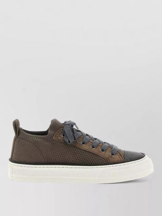 Brunello Cucinelli knit low-top sneakers