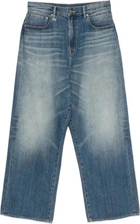 R13 Wide Jeans - Heren - Loose Fit Jeans - Blauw - W32 - Katoen - Jeans