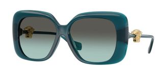 Versace VE4499U 55402A Womens Sunglasses Blue Size 57