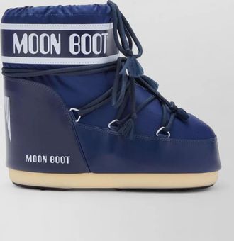Moon Boot nylon logo-print ankle boots