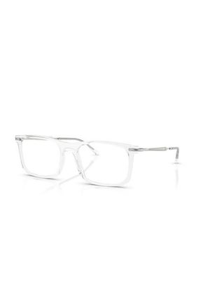Ray-Ban 56mm Rectangle optical glasses in Transparent at Nordstrom