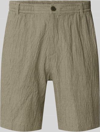 Jack & Jones Shorts mit Strukturmuster Modell BILL in Oliv, Gr&ouml;&szlig;e XXL