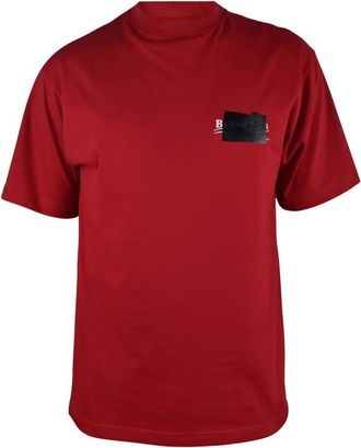 Balenciaga T-shirt met losse pasvorm Rood