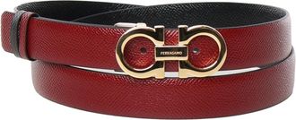 Ferragamo Riemen - Dames - Riemen - Rood - 95 CM - Accessoires