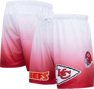 Pro Standard Mens Pro Standard Red/White Kansas City Chiefs Ombre Mesh Shorts at Nordstrom, Size Xx-Large