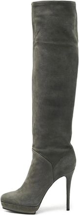 Le Silla Stivali a punta con tacco - Grigio