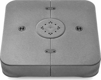Best Choice Products 330lb Capacity Fillable Heavy-Duty Outdoor Cantilever Umbrella Base w/ Easy-Fill Spouts
