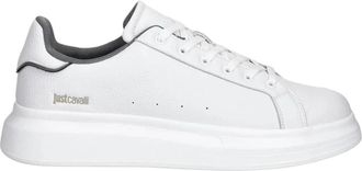 Just Cavalli Sneakers - Heren - Sneakers - Wit - 46 EU - Leer - Schoenen