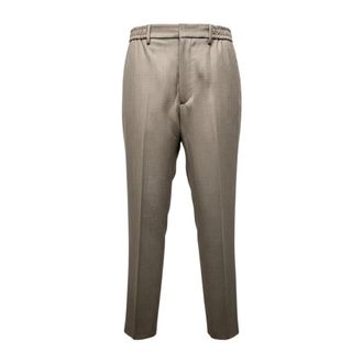 Tagliatore Heren, Broeken, Beige, Maat: L Zijde