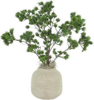 Creative Displays Inc. Handmade Faux Ming Pine In Fiberstone Vase