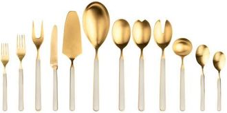 Mepra Fantasia Ice Gold Flatware Set - 67 Pieces in Turtle-Dove at Nordstrom