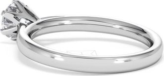 The Diamond Store Certified 0.70CT Chloe High 18K White Gold Engagement Ring G/VS