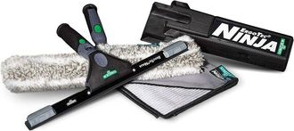 Unger Ninja Premium Glass Cleaner Set (prodotti di punta per la pulizia professionale dei vetri, 4 pezzi) AKN12 - Unger
