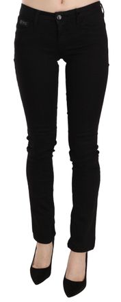 Costume National Womens Slimfit Stretch Jeans - Black Cotton - Size 26 (Waist)