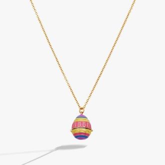 Alex and Ani PEEPS Easter egg pendant necklace in Gold at Nordstrom