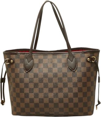 Louis Vuitton Brown Pvc Leather Handbag Tote Bag (Pre-Owned)
