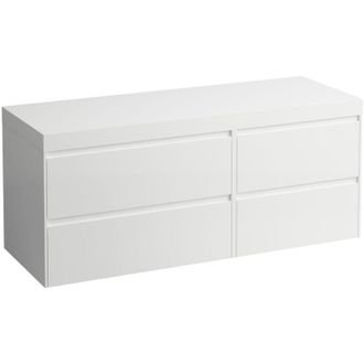 Laufen Lani Encimera De Lavabo Blanco Mate Incl. Mueble Bajo - Laufen
