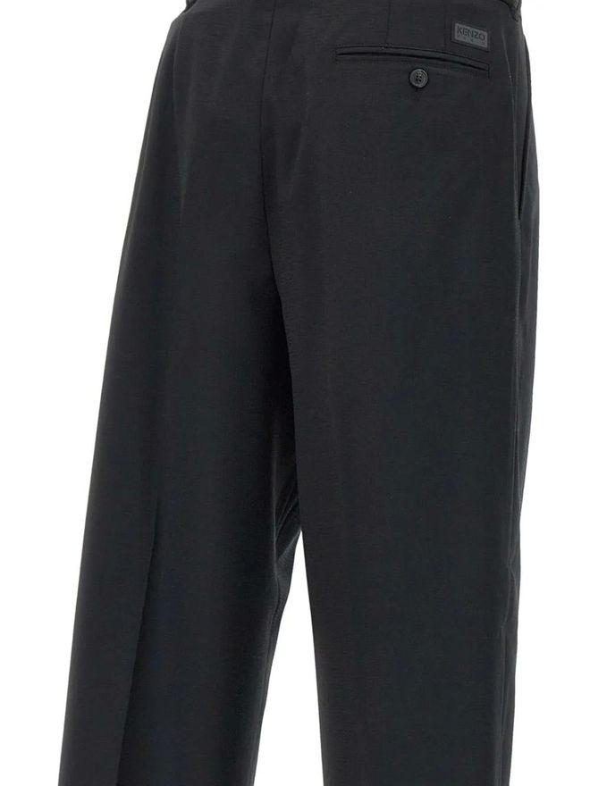 Kenzo pantalon de costume à plis - Noir dès 541,00 € - sur Stylight