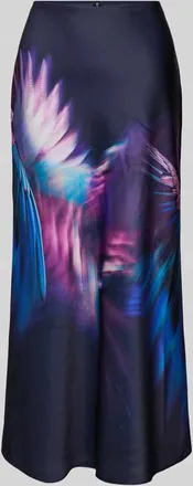 Ted Baker Midirock mit gelegten Falten Modell GILAO in Marine, Gr&ouml;&szlig;e 36