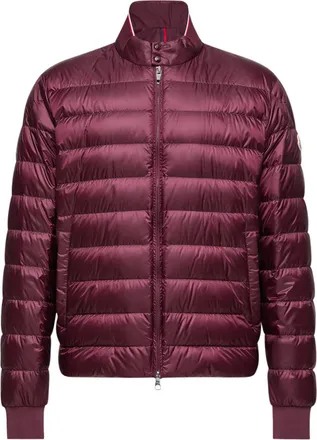 Moncler Moncler Rigel Short Down Jacket, Men, Red, Size: 3