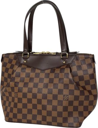 Louis Vuitton Brown Damier Canvas Handbag Shoulder Bag Tote Bag (Pre-Owned)