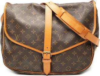 Louis Vuitton 1992 Monogram Saumur 35 crossbody bag - Marrone