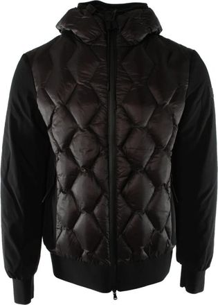 Peuterey Koons Bomber Jacket - Heren - Gewatteerde jassen - Zwart - XS - Leer - Jassen