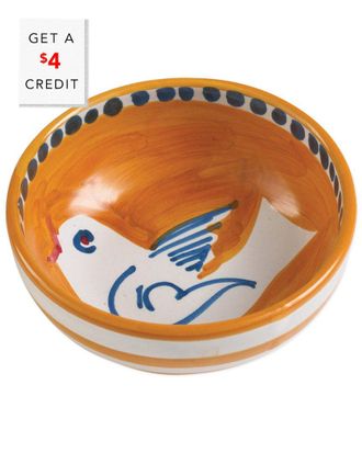 Vietri Vietri Campagna Uccello Olive Oil Bowl With $4 Credit