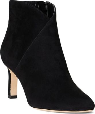 Lauren Ralph Lauren 70 mm su&egrave;de laarzen met ritssluiting - Zwart