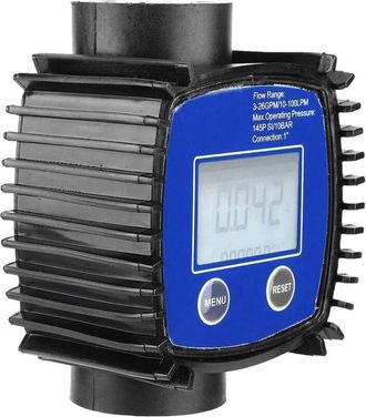 OEM Medidor De Pantalla Digital Medidor Digital En L&iacute;nea Medidor De Flujo De Agua De Alta Precisi&oacute;n Rosca Interna De 1 Pulgada