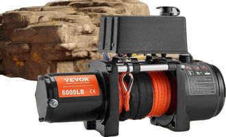 OEM Cabrestante El&eacute;ctrico, Capacidad De 2721 Kg, Cuerda Sint&eacute;tica, Control Inal&aacute;mbrico