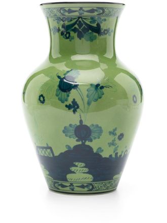 Ginori 1735 Oriente Italiano vaas (25 cm) - Groen