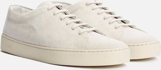 Jak Mens JAK Royal SD Suede Mens Cream Trainers - White - Size: UK 7.5 / eu 41 / us 8.5