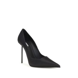 Le Silla Womens Black Calf Leather Bos Taurus High Pumps