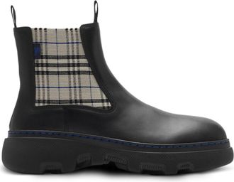 Burberry Stivali Chelsea in pelle - Nero