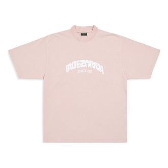 Balenciaga Back Flip T-shirt Light Pink 764235TPVF95708