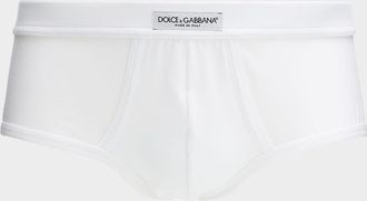 Dolce & Gabbana Men & apos;s Cotton Logo Patch Briefs