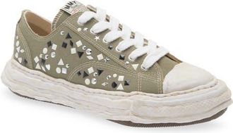 Miharayasuhiro Peterson Stud Sneaker in Green at Nordstrom, Size 14Us