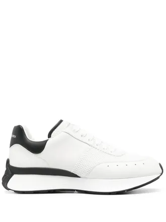 Alexander McQueen Sneakers chunky con inserti - Bianco