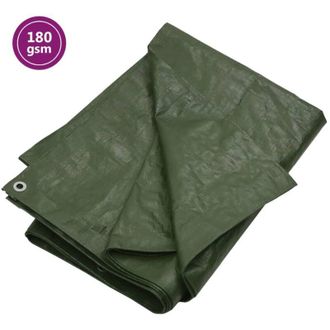 vidaXL Lona Hdpe Verde 180 G/m&sup2; 6x12 M Vidaxl