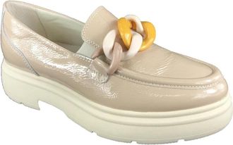 DL Sport Stijlvolle dames loafers voor elke gelegenheid - Dames - Loafers - Beige - 39 EU - Schoenen