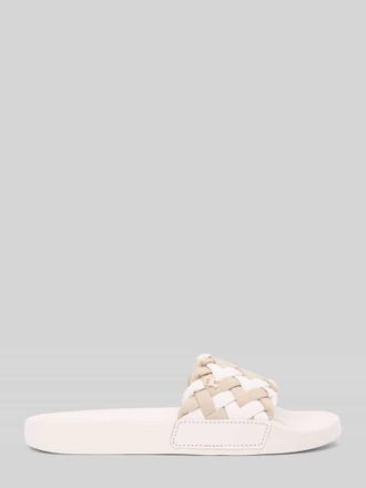 Tommy Hilfiger Badeschuhe mit geflochtenem Zehenriemen in Beige, Gr&ouml;&szlig;e 36