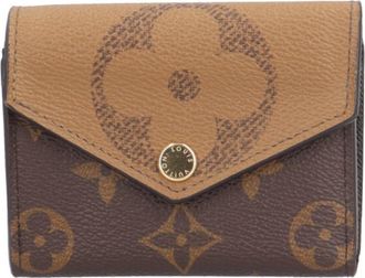 Louis Vuitton Brown Monogram Or Monogram Wallet (Tri-Fold) (Pre-Owned)