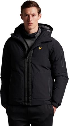 Lyle & Scott Mens Black Cover Up Puffer Jacket - Size X-Small