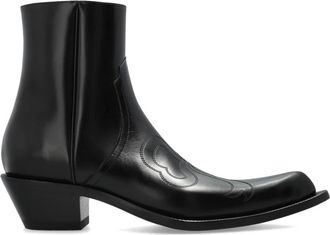 Acne Studios Botas de Cowboy Puntiagudas - Shoes - Hombre - Negro - 41 EU